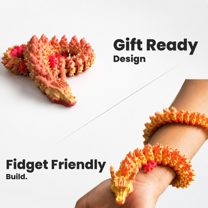 Wublue FlexiDragon – Articulated Fantasy Dragon Toy