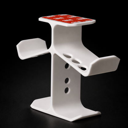 Wublue Monolith 3D Printed Under Desk Headphone & Dual Controller Stand
