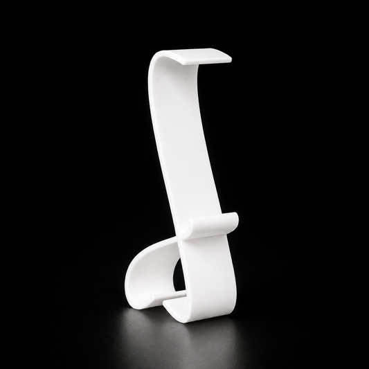The Wublue Spine is a sleek, vertical headphone stand