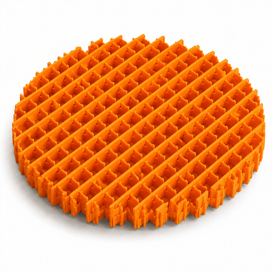 Wublue Worm Grid Fidget Toy – Sensory Stress Relief Toy for Kids & Adults | Tactile Puzzle Desk Toy for Focus, Relaxation & ADHD Anxiety Relief