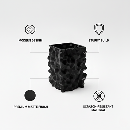 Wublue Rough Geometric Pen Holder