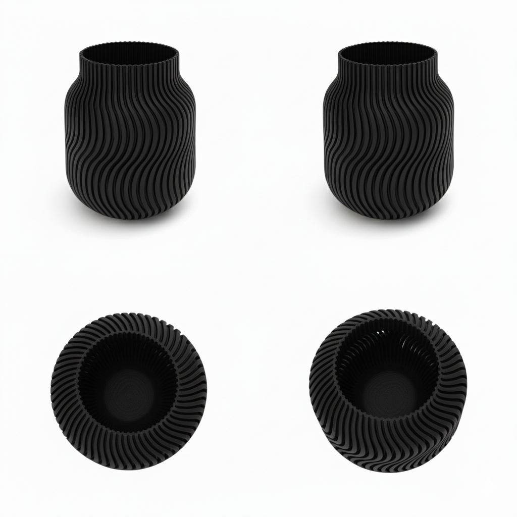 Wublue Flowline Vase | Minimal Aesthetic Flower Vase for Home