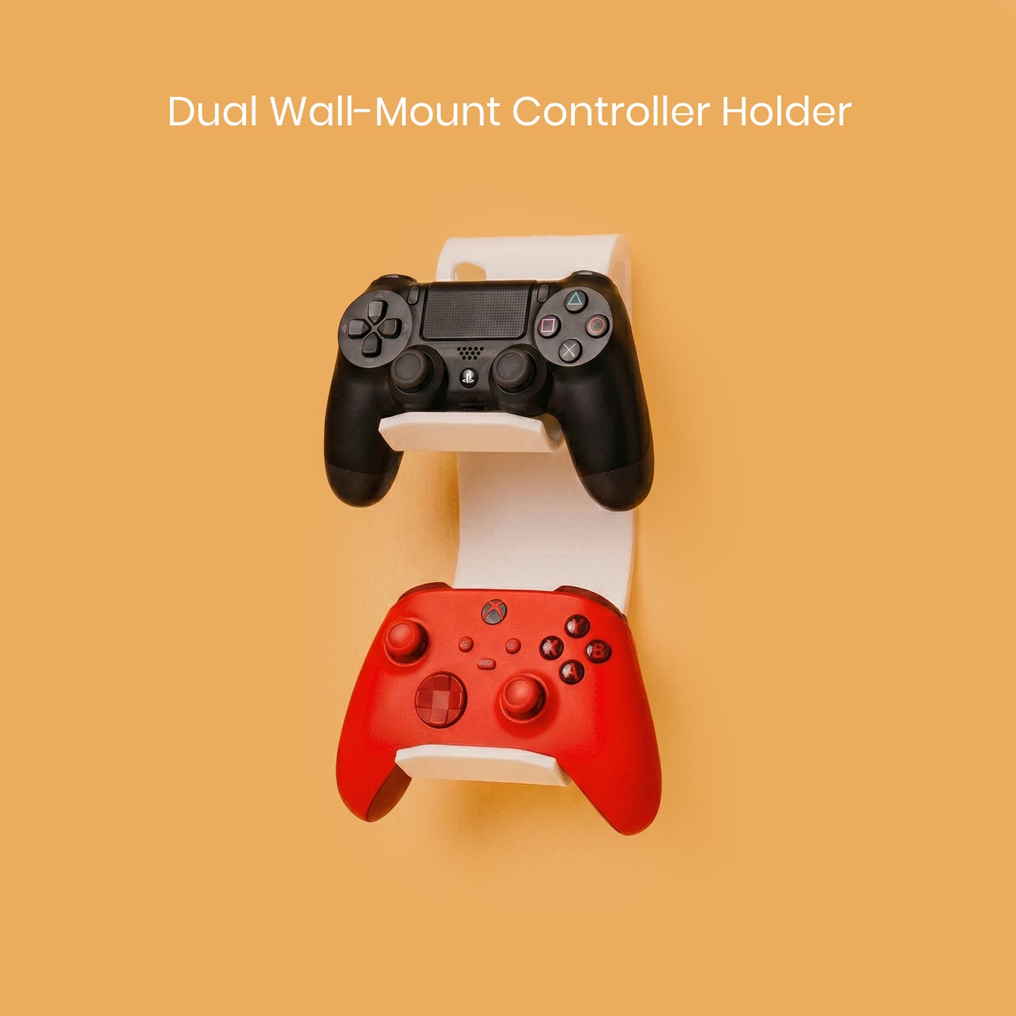 Wublue Stud 3D Printed Dual Wall Mount Controller Stand