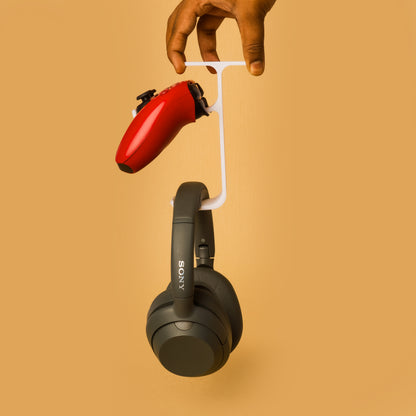 Wublue Yoke Under Desk Headphone & Controller Stand
