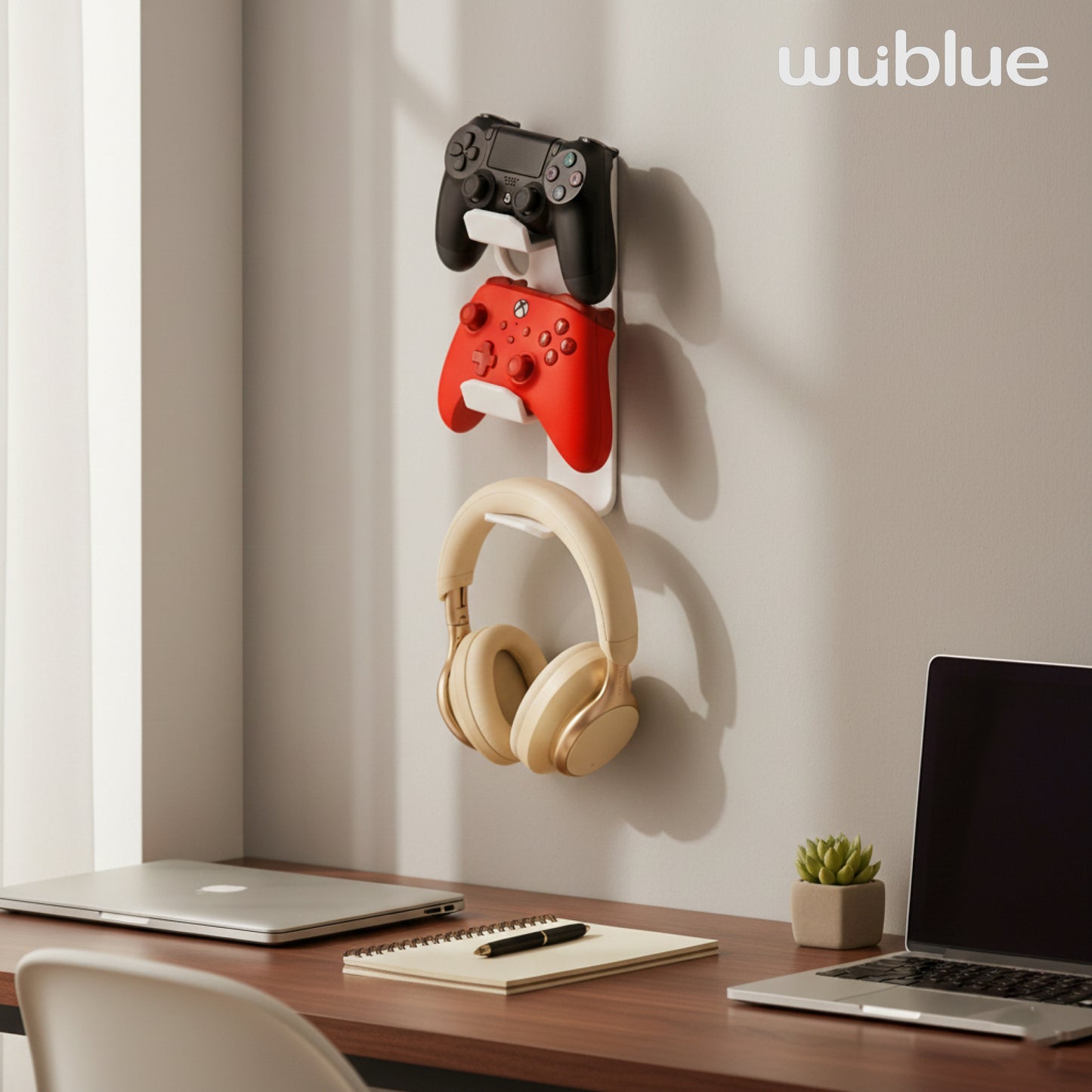 Wublue Column Wall Mount Controller & Headphone Stand
