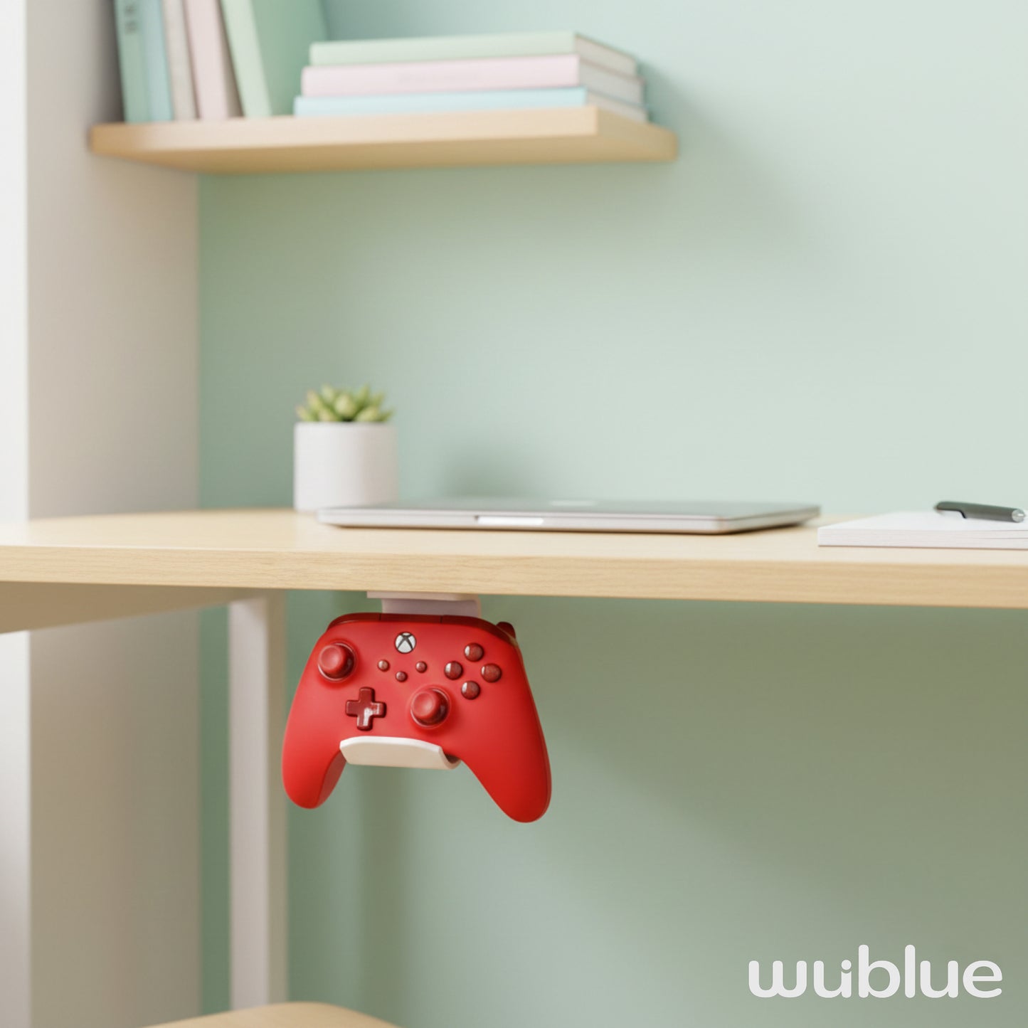 Wublue Delta 3D Printed Under Desk Controller Holder