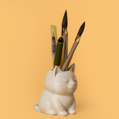 Wublue Mews Desk Organizer | Cat Shape Pen Holder