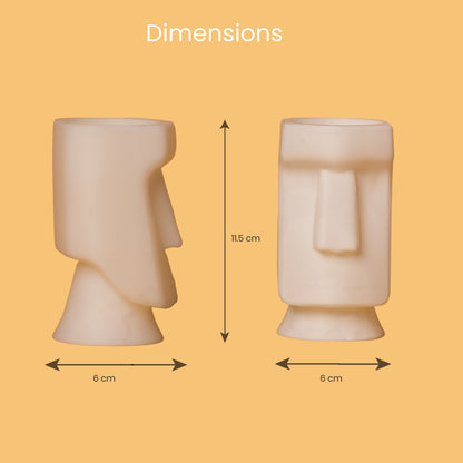 Wublue Moai Head Pen Holder