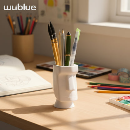 Wublue Moai Head Pen Holder