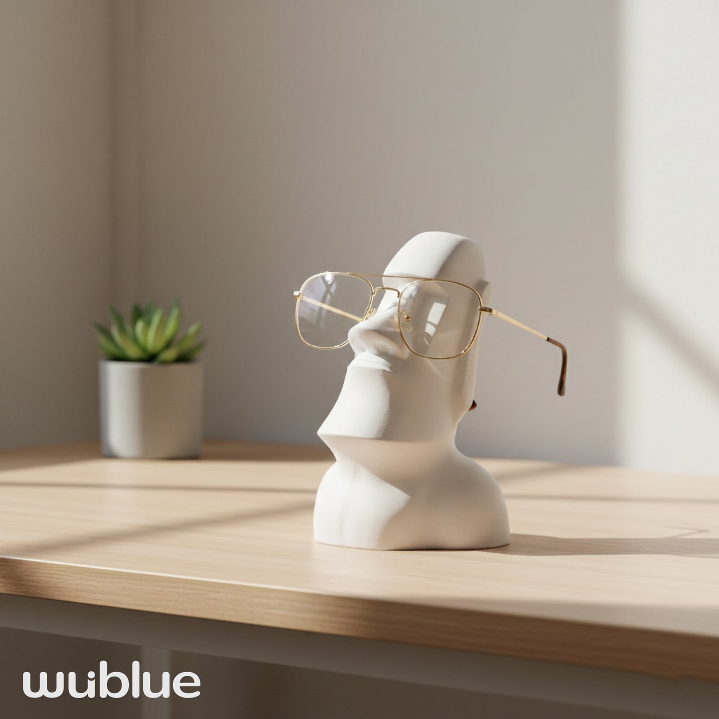 Wublue The Moai Sight – Moai Head Eyeglass Stand
