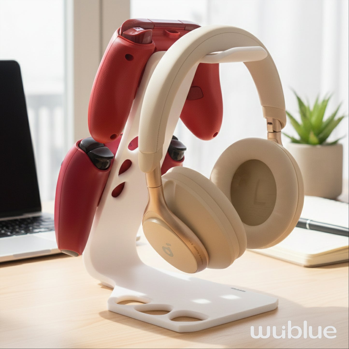 Wublue Vint Headphone & Dual Controller Stand
