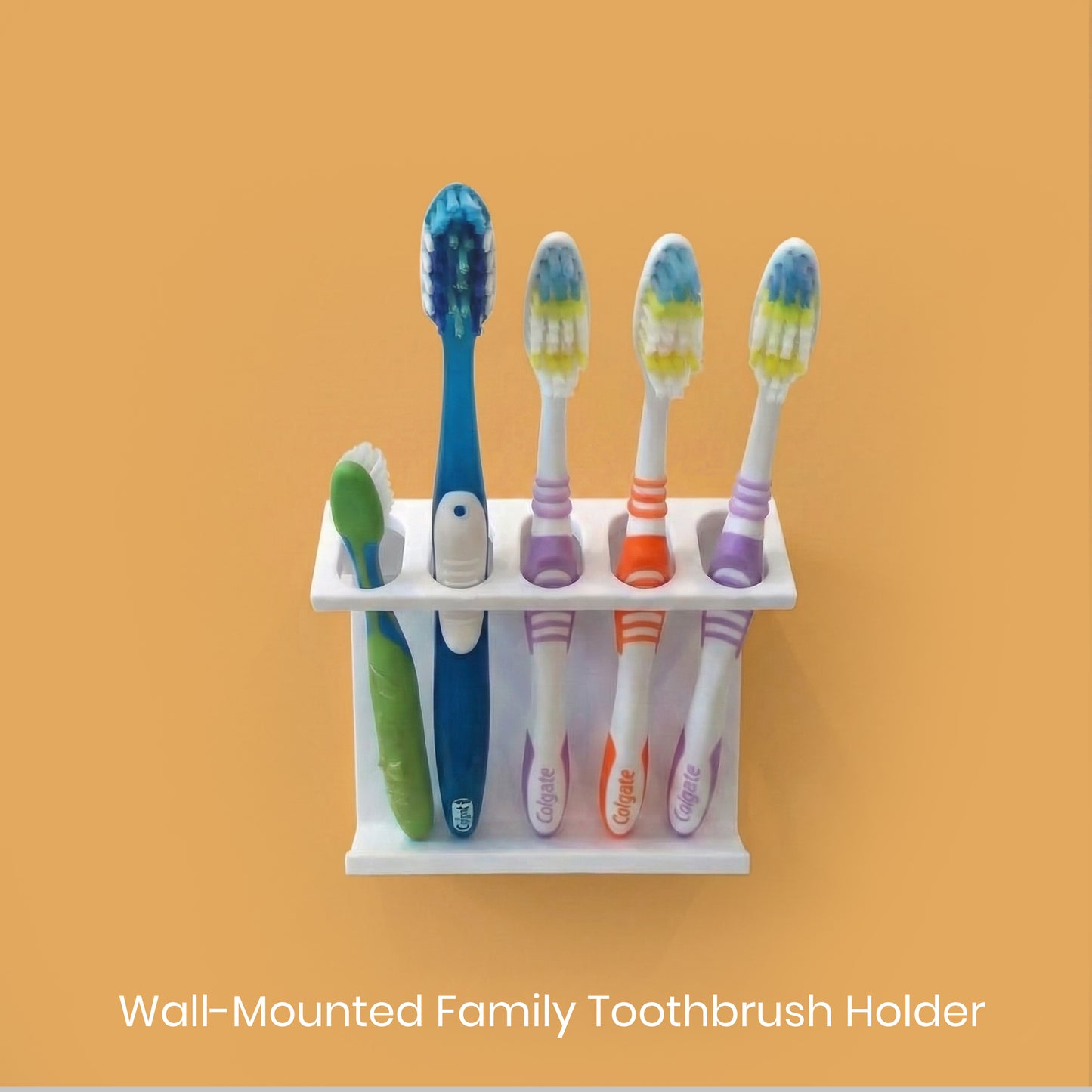 Wublue The Slot – Wall-Mounted Family Toothbrush Holder