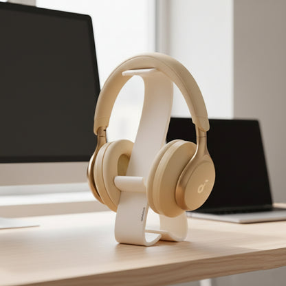 The Wublue Spine is a sleek, vertical headphone stand