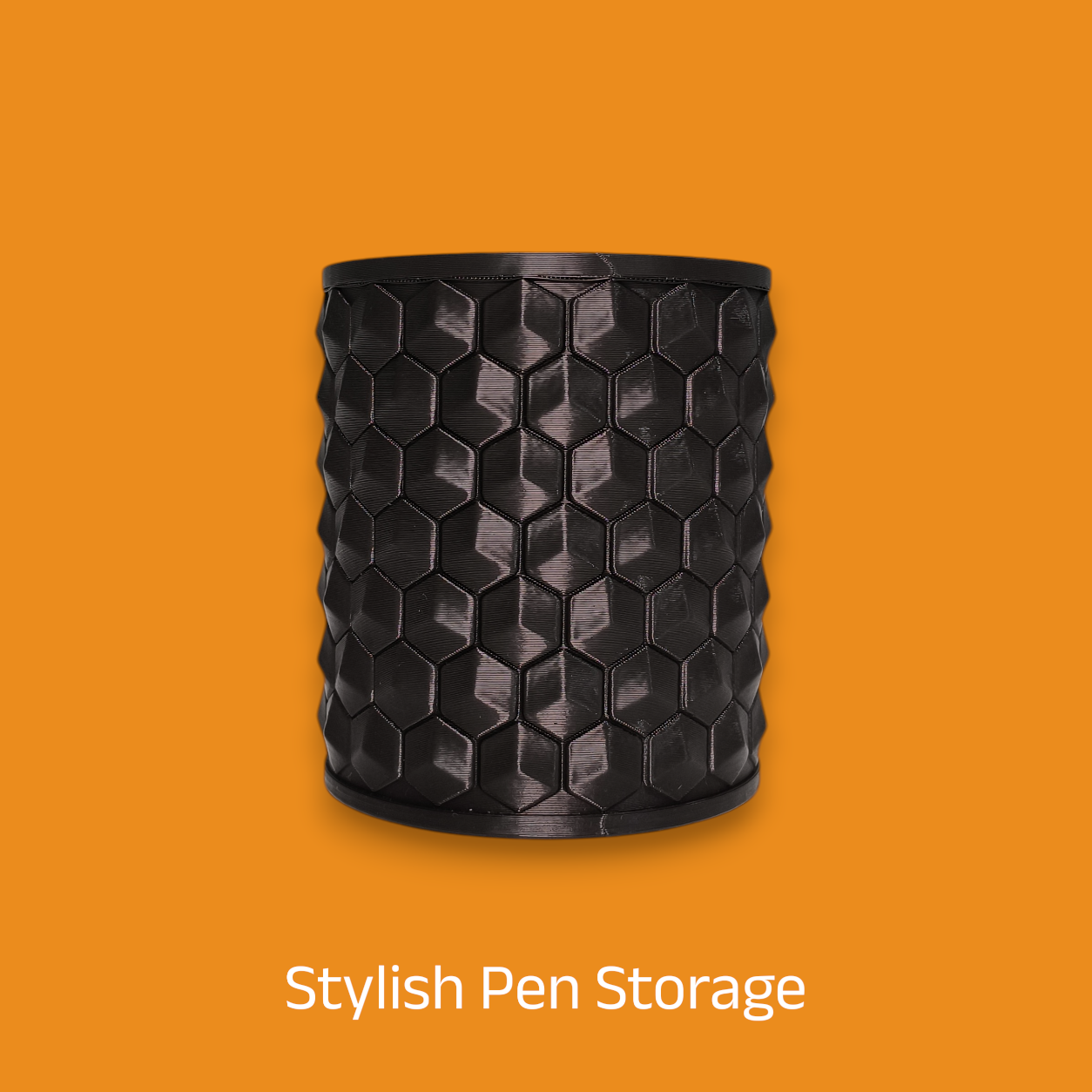 Wublue The Obsidian – Modern Desk Pen Holder