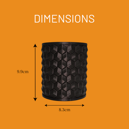 Wublue The Obsidian – Modern Desk Pen Holder
