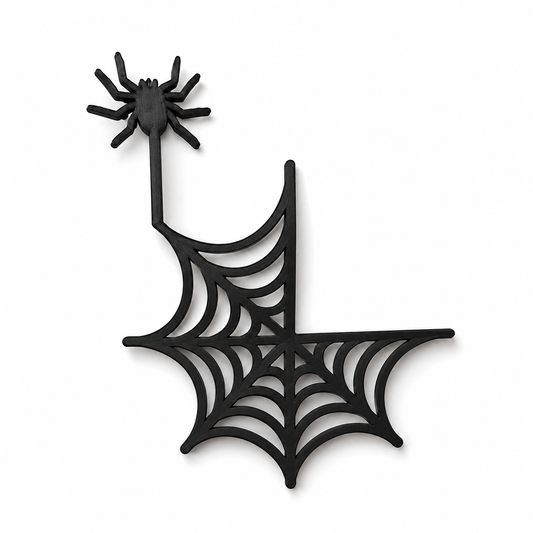 Corner Crawler Spider Web Corner Decor for Switch Boards & Door Frames
