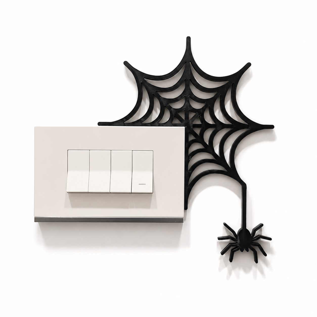 Corner Crawler Spider Web Corner Decor for Switch Boards & Door Frames
